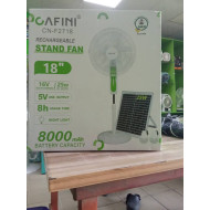 Cafini 18 inches Rechargeable Solar Fan Cafini 18 inches Rechargeable Solar Fan