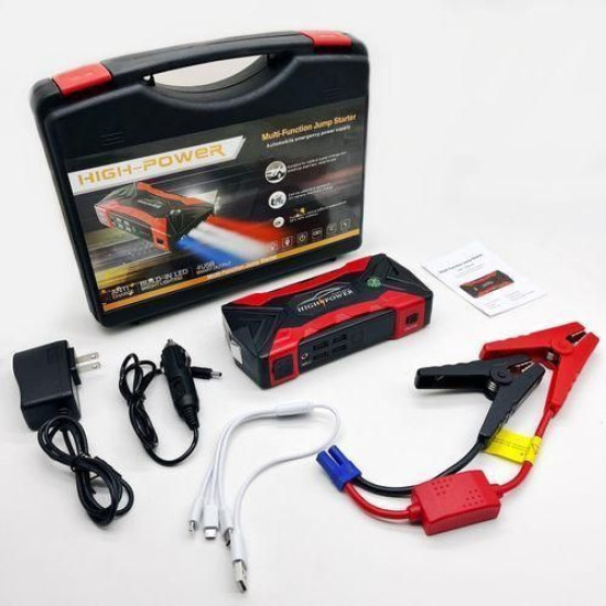 High Power Car Jump Starter Cable & Power Bank High Power Car Jump Starter Cable & Power Bank