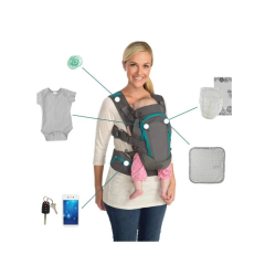 Infantino Carry On Multi-Pocket Carrier – Gray