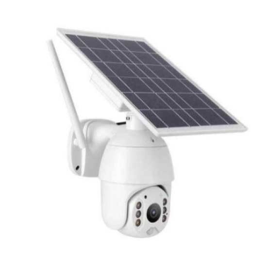 MegaVision Single Lens Solar Camera White - V380
