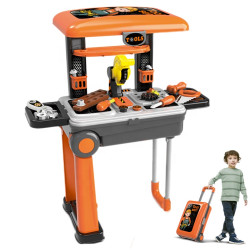 Popular 2 in 1 Kids Plastic Tool Set
