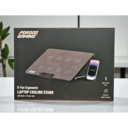 Porodo 8-Fan Ergonomic Laptop Cooling Stand Porodo 8-Fan Ergonomic Laptop Cooling Stand