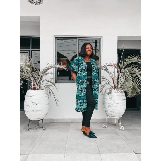 Tribal Midi Kimono