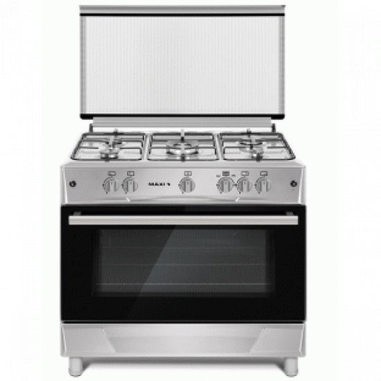 Maxi Gas Cooker 5 Burner INOX Maxi Gas Cooker 5 Burner INOX
